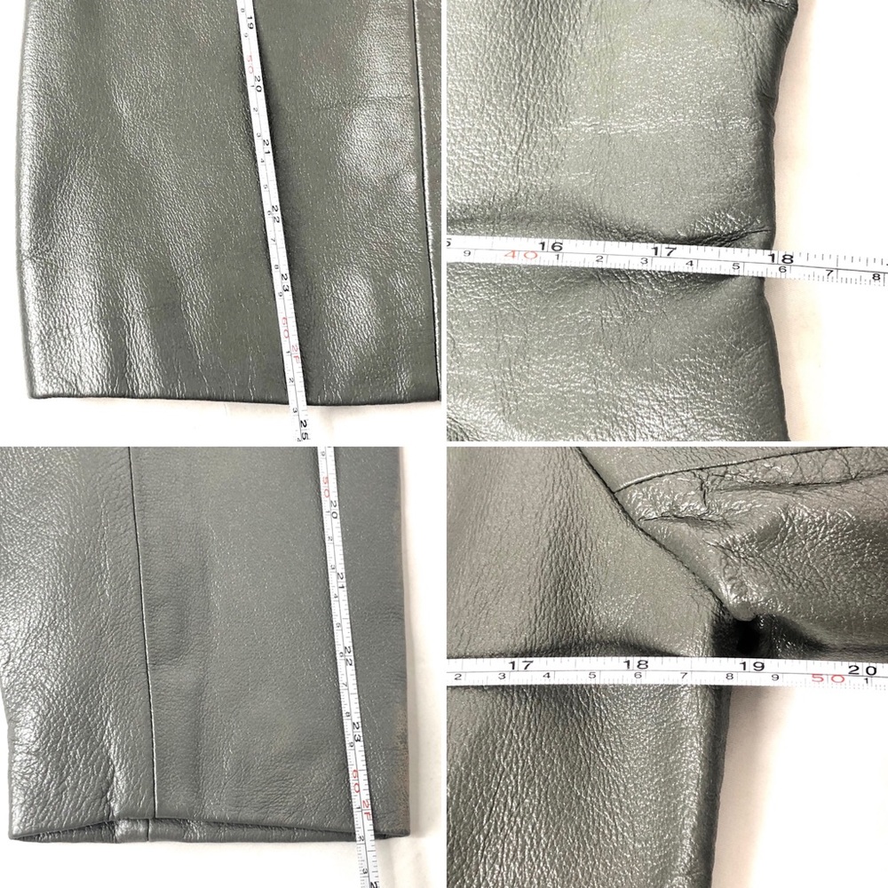 Women’s Suit Bagatelle Grey Leather Sz 10 - Picture 10 of 16